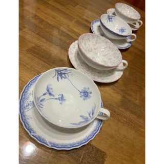 ノリタケ(Noritake)のノリタケ カップ&ソーサー モーニングフォレスト キューティーローズ(食器)