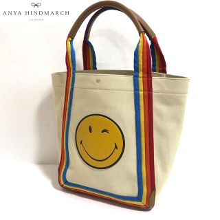 アニヤハインドマーチ(ANYA HINDMARCH)の【正規品】超美品✨アニヤハインドマーチ/トートバッグ/スマイリー(トートバッグ)