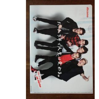 エヌティティドコモ(NTTdocomo)のONE DIRECTION ドコモ クリアファイル ワン・ダイレクション(アイドルグッズ)