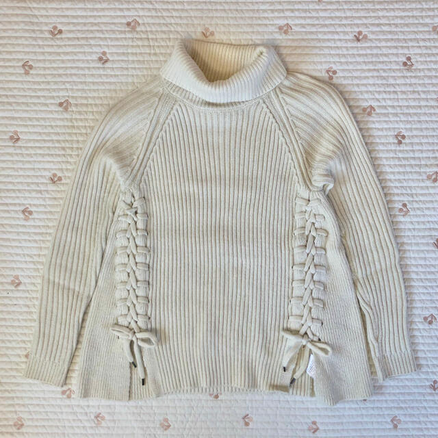 Lily Brown(リリーブラウン)のリリーブラウン 編み上げニットプルオーバー レディースのトップス(ニット/セーター)の商品写真