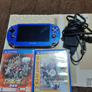 プレイステーションヴィータ(PlayStation Vita)のプレイステーションVita　型番1000サファイアブルー(携帯用ゲーム機本体)