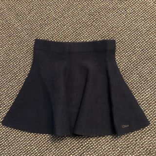 クロエ(Chloe)のChloe kids クロエキッズ　ニットスカート　サイズ6(スカート)