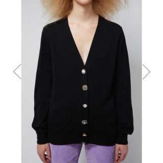 マークジェイコブス(MARC JACOBS)のMARC JACOBS マークジェイコブス　ジュエルボタンカーディガン(カーディガン)