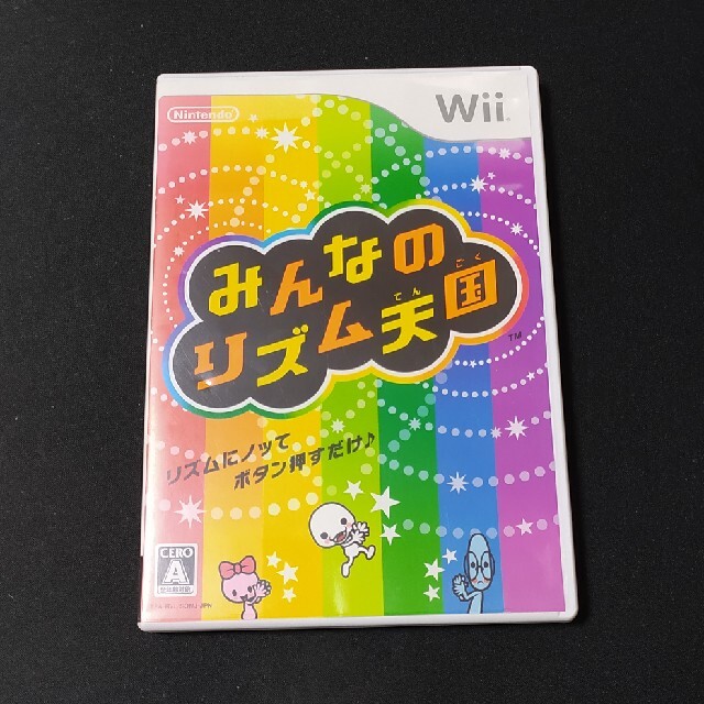 みんなのリズム天国 Wii エンタメ/ホビーのゲームソフト/ゲーム機本体(家庭用ゲームソフト)の商品写真