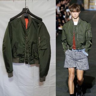 KRISVANASSCHE 15ss ショート着丈 ボンバージャケット ブルゾン