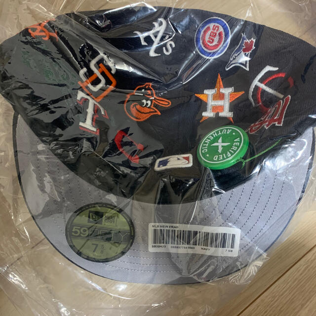 Supreme(シュプリーム)のsupreme MLB box logo newera cap 7 5/8 メンズの帽子(キャップ)の商品写真