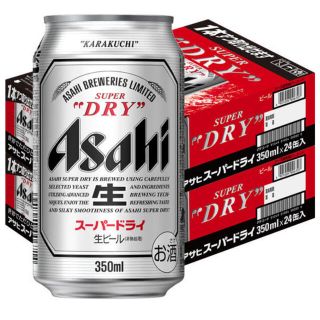 アサヒ(アサヒ)のアサヒスーパードライ 350ml24本　【2ケース】(ビール)