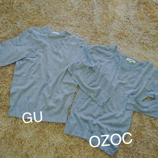 オゾック(OZOC)の■OZOC/GU グレーセーター L 2枚セット(ニット/セーター)