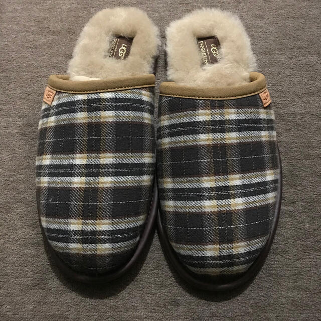 UGG PENDLETON アグ　ペンドルトン　ファー　スリッパ　28 US10