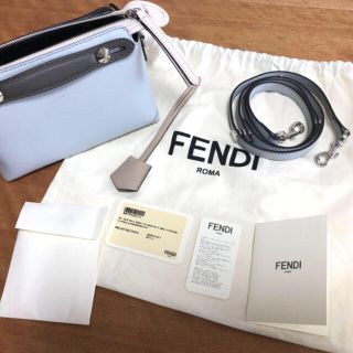 フェンディ(FENDI)の新品　開封のみ　FENDI バイザウェイ　ミニ　ライトブルー　ショルダーバッグ(ショルダーバッグ)