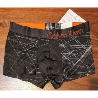 カルバンクライン(Calvin Klein)のカルバンクライン　新品　メンズ　ボクサーパンツ(オレンジ/ブラックS)(ボクサーパンツ)