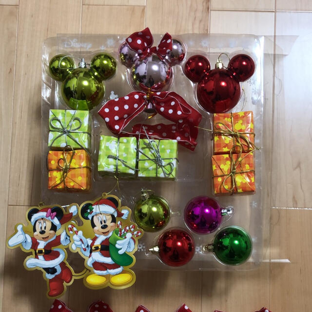 Disney(ディズニー)のディズニー　クリスマスツリー　オーナメント　セット ハンドメイドのインテリア/家具(インテリア雑貨)の商品写真
