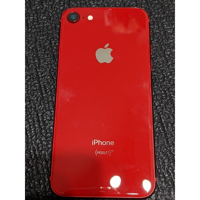 iPhone(アイフォーン)のiphone 8 64GB product red docomo SIMフリー スマホ/家電/カメラのスマートフォン/携帯電話(スマートフォン本体)の商品写真