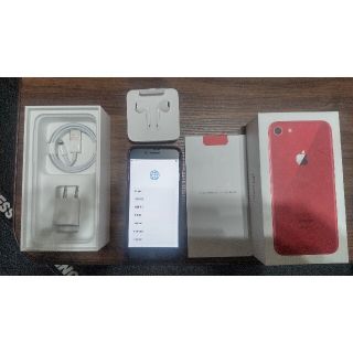 アイフォーン(iPhone)のiphone 8 64GB product red docomo SIMフリー(スマートフォン本体)