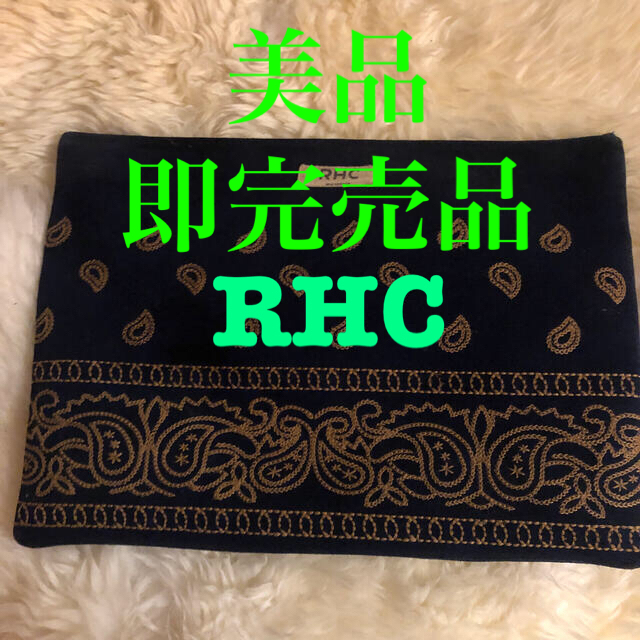 Ron Herman(ロンハーマン)のロンハーマン RHC Ron Herman ペイズリー　クラッチバッグ NAVY メンズのバッグ(セカンドバッグ/クラッチバッグ)の商品写真