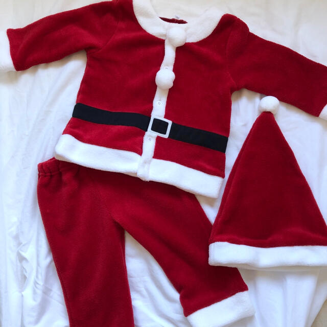 クリスマス　サンタ　コスプレ　100 キッズ/ベビー/マタニティのキッズ服男の子用(90cm~)(その他)の商品写真