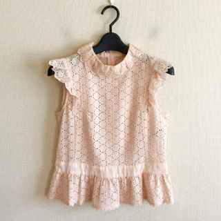 フランシュリッペ(franche lippee)のフランシェリッペ♡コットン刺繍シャツ(シャツ/ブラウス(半袖/袖なし))