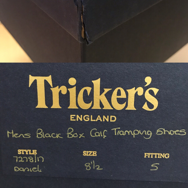 Tricker’s トリッカーズ　UK8.5 プレーントゥ　コマンドソール