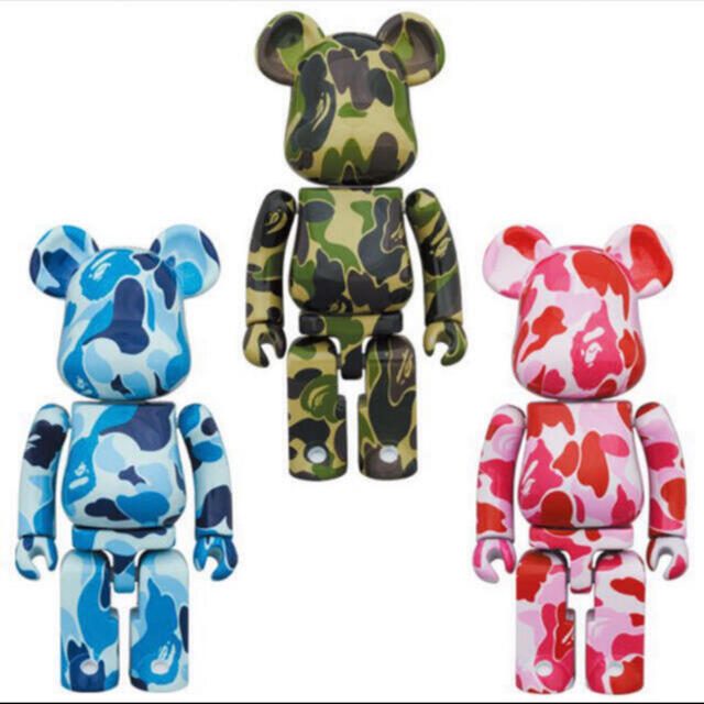 MEDICOM TOY(メディコムトイ)のABC CAMO BE@RBRICK CHOGOKIN 超合金 3体セット エンタメ/ホビーのフィギュア(その他)の商品写真