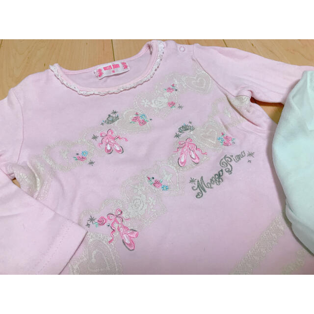 mezzo piano(メゾピアノ)のメゾピアノ 90 トップス 2点セット キッズ/ベビー/マタニティのキッズ服女の子用(90cm~)(Tシャツ/カットソー)の商品写真