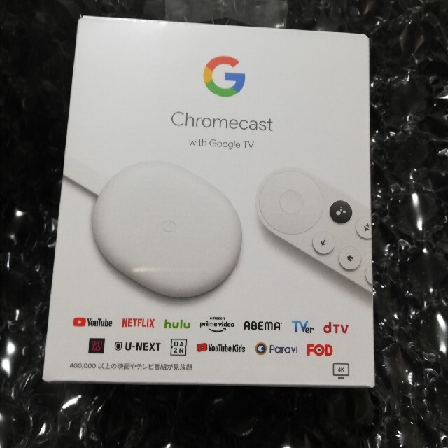 新品　Chromecast with Google TV