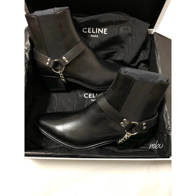 celine(セリーヌ)の新品【 CELINE セリーヌ 】カマルグ バイカー チェルシーブーツ 43 メンズの靴/シューズ(ブーツ)の商品写真