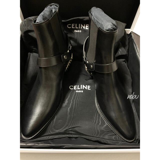 celine(セリーヌ)の新品【 CELINE セリーヌ 】カマルグ バイカー チェルシーブーツ 43 メンズの靴/シューズ(ブーツ)の商品写真