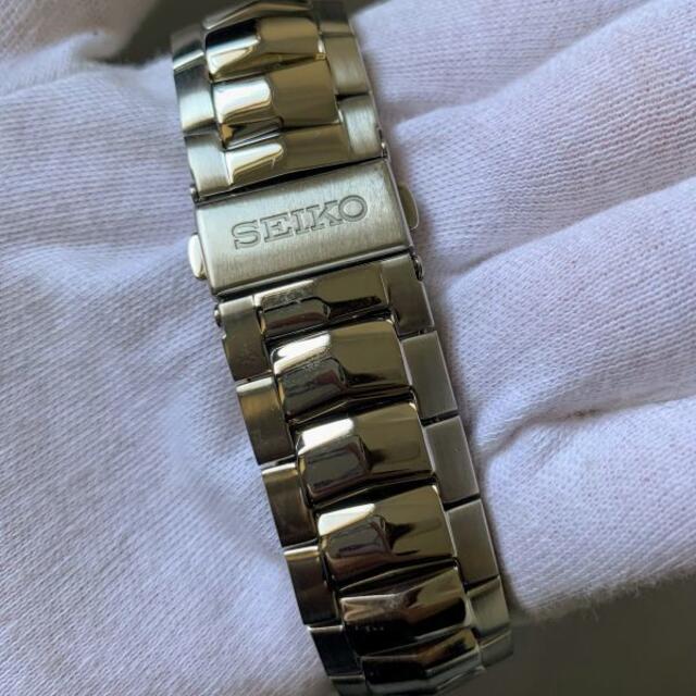 【訳あり美品】SEIKO 電波ソーラー クロノグラフ セイコー メンズ腕時計