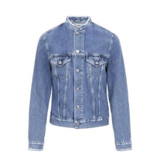 アクネ(ACNE)のacne studios denim jacket ノーカラー インディゴ(Gジャン/デニムジャケット)