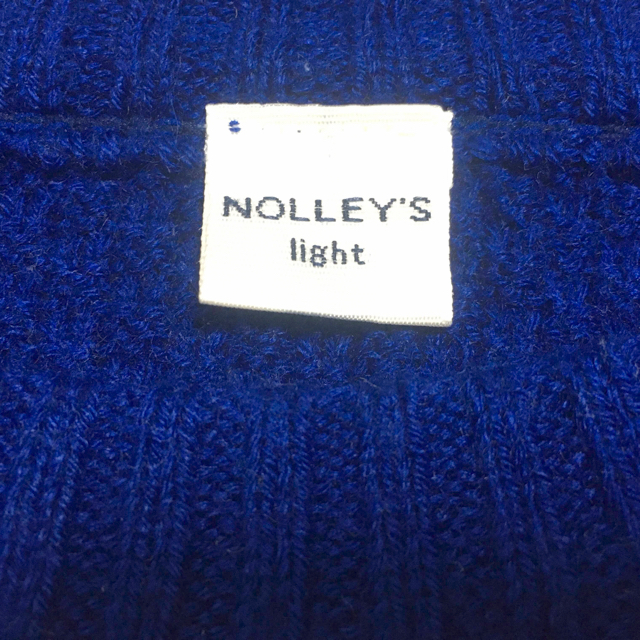 NOLLEY'S(ノーリーズ)のノーリーズ　ニット(薄手) ブルー レディースのトップス(ニット/セーター)の商品写真