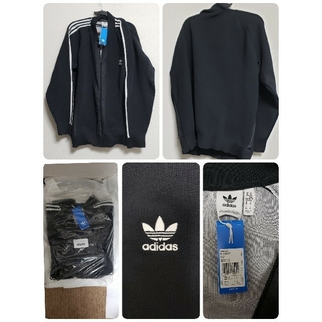 adidas(アディダス)の【限定品】アディダス オリジナルス KNIT TRACK TOP BLACK メンズのトップス(ジャージ)の商品写真