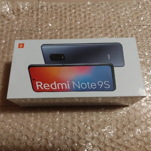 5020mAhVoLTE対応Redmi Note 9S ホワイト 4GB/64GB 未開封 週末値下げ