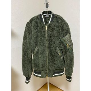 チャンピオン(Champion)のMA-1 ブルゾン　Champion グリーン ボア(ブルゾン)