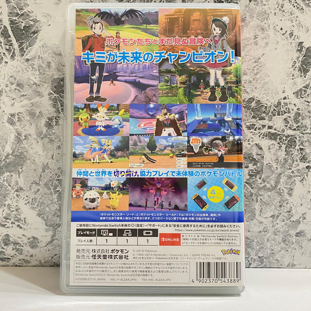 ポケモン(ポケモン)のポケットモンスター ソード Switch エンタメ/ホビーのゲームソフト/ゲーム機本体(家庭用ゲームソフト)の商品写真