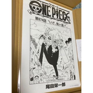 集英社 ワンピース One Piece 複製原画 抽選 Cコース 974話まるごとの通販 By Willis Shop プロフィール必読 シュウエイシャならラクマ