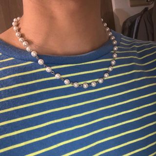 キャピタル(KAPITAL)のパールネックレス　pearl necklace 45 aj7cm(ネックレス)