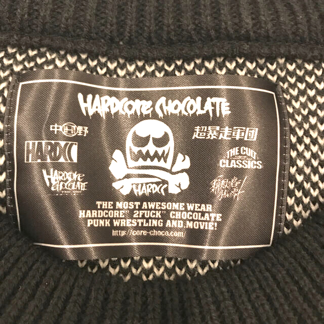 HARDCORE CHOCOLATE(ハードコアチョコレート)の【美品】ハードコアチョコレート★セーター メンズのトップス(ニット/セーター)の商品写真