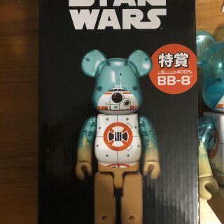 メディコムトイ(MEDICOM TOY)のスターウォーズ　ベアブリック　400%  ＢＢ-8(SF/ファンタジー/ホラー)