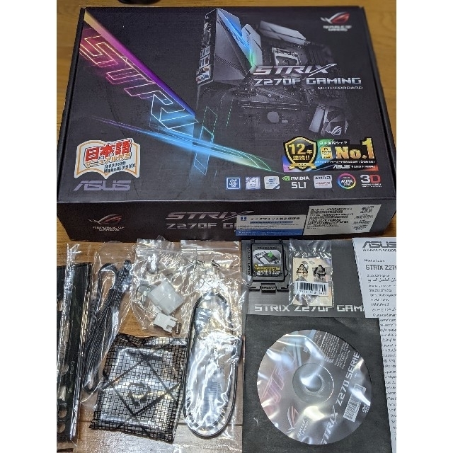 Asus STRIX Z270F+intel core i7 7700k+メモリスマホ/家電/カメラ