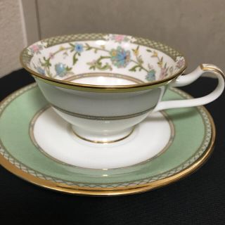 ノリタケ(Noritake)の難有　ノリタケ　ヨシノ　カップ&ソーサー（グリーン）(食器)