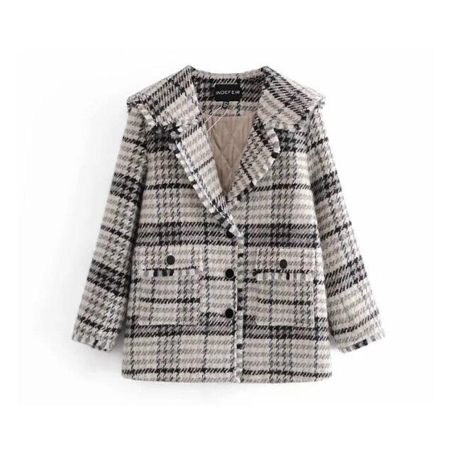 ZARA - ❄️冬新作☃️2994◆チェック柄 コート