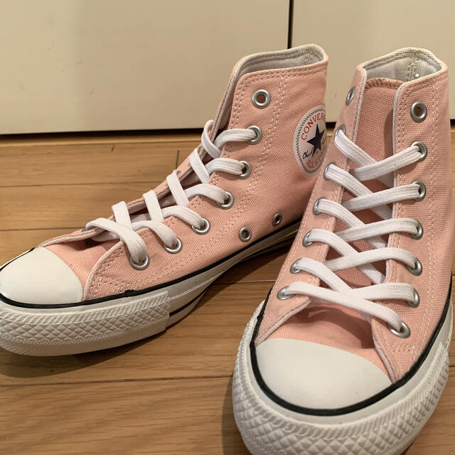 CONVERSE(コンバース)の★値下げしました★converse チャックテイラー ハイカット pink メンズの靴/シューズ(スニーカー)の商品写真