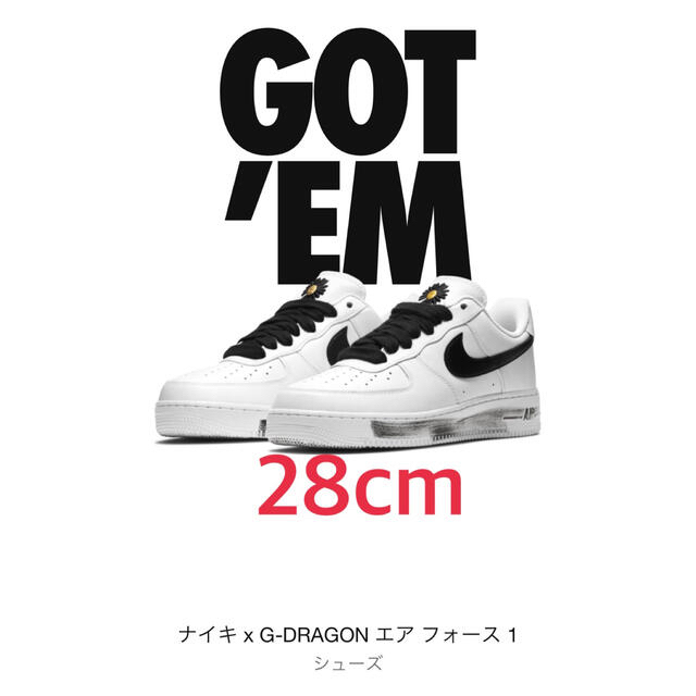 NIKE(ナイキ)のナイキ エアフォース1 G-DRAGON パラノイズ メンズの靴/シューズ(スニーカー)の商品写真