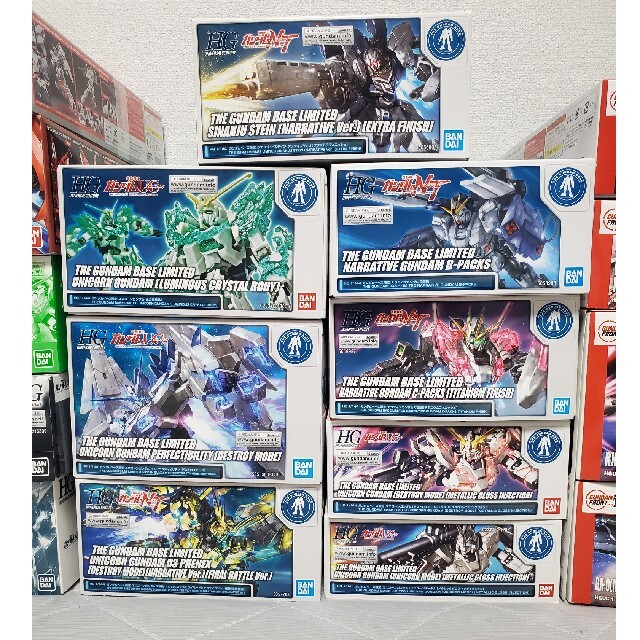 BANDAI(バンダイ)のガンプラ ユニコーン ナラティブ まとめ売り セット エンタメ/ホビーのおもちゃ/ぬいぐるみ(模型/プラモデル)の商品写真