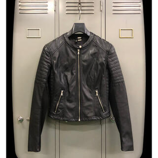 エイチアンドエム(H&M)のH&M Faux Leather Single Riders Jacket(ライダースジャケット)
