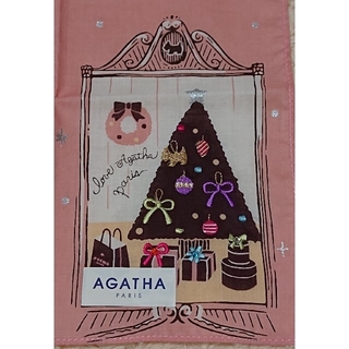 アガタ(AGATHA)の《未使用》AGATHA クリスマス刺繍 ハンカチ(ハンカチ)