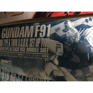 バンダイ(BANDAI)のＭＧ 1/100 ガンダムF91 Ver2.0 バックキャノン&ツインヴェスバー(模型/プラモデル)