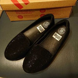 フィットフロップ(fitflop)の値下げ fitflop sparkly sneakerloafer US6(スリッポン/モカシン)