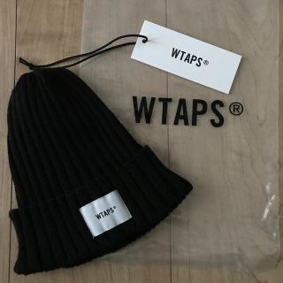 ダブルタップス(W)taps)のWTAPS ビーニー  ブラック　新品未使用(ニット帽/ビーニー)