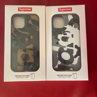 シュプリーム(Supreme)のsupreme iphoneケース 11PRO 左の方(iPhoneケース)